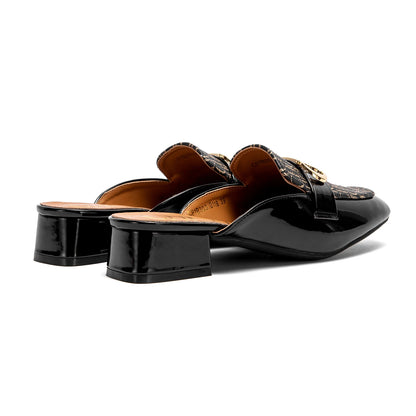 Buckle Mules for Women