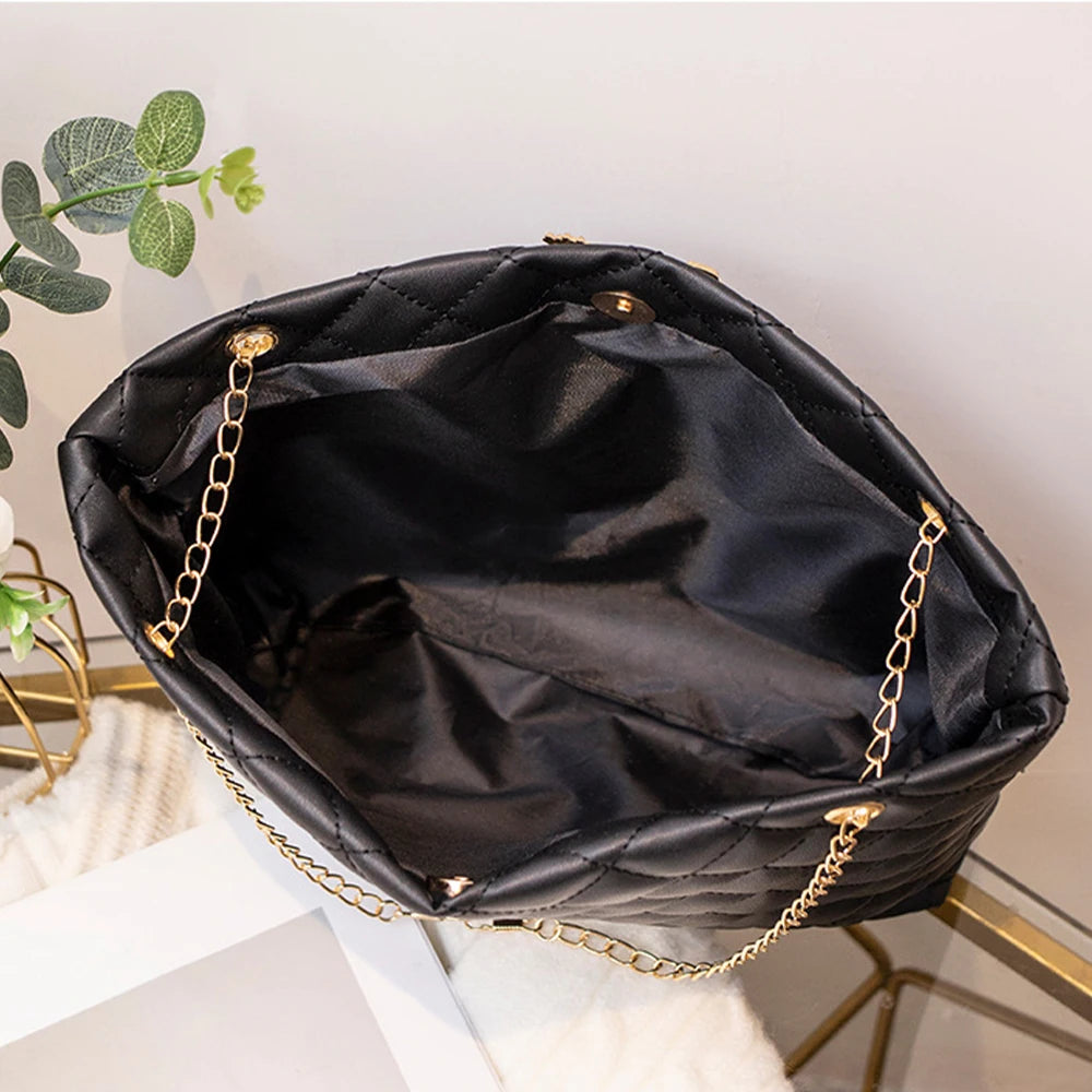 Women's PU Box Tote Bag