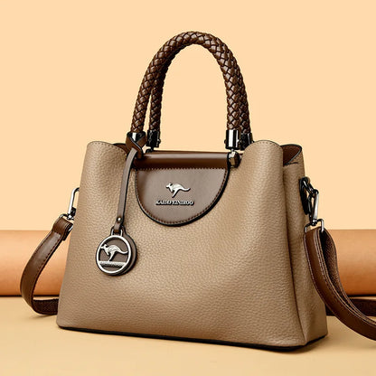 Medium PU Leather Tote