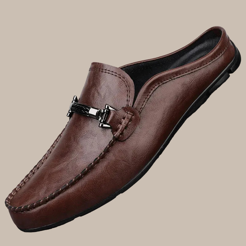 Men’s Metal Buckle Loafers