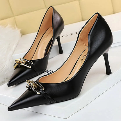 Pointed Stiletto Banquet Shoes