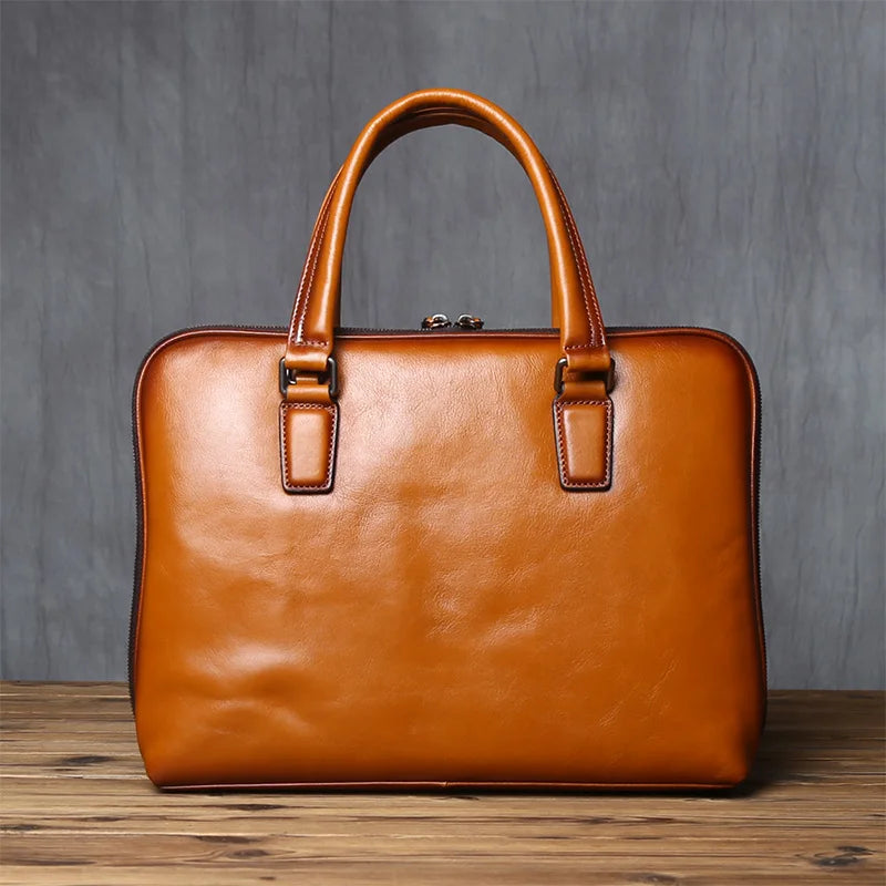 Men’s Cowhide Laptop Bag