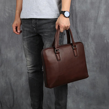 Men’s Cowhide Laptop Bag