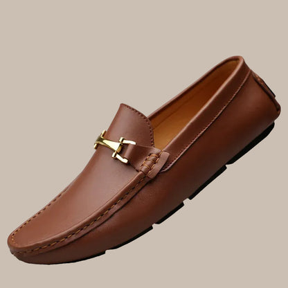 Business Leather Flats for Men