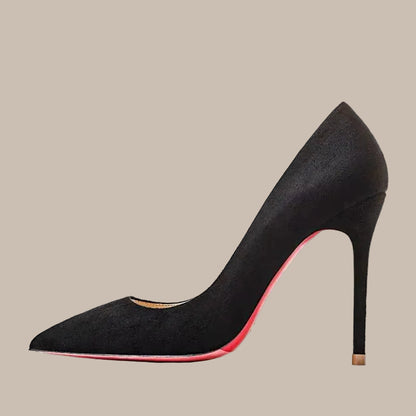 Plus Size Red Pointed Pumps