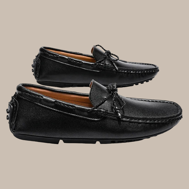 Croc Leather Loafers