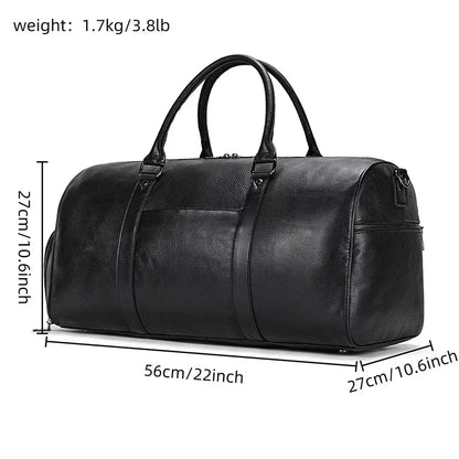 Unisex Carry-On Leather Bag