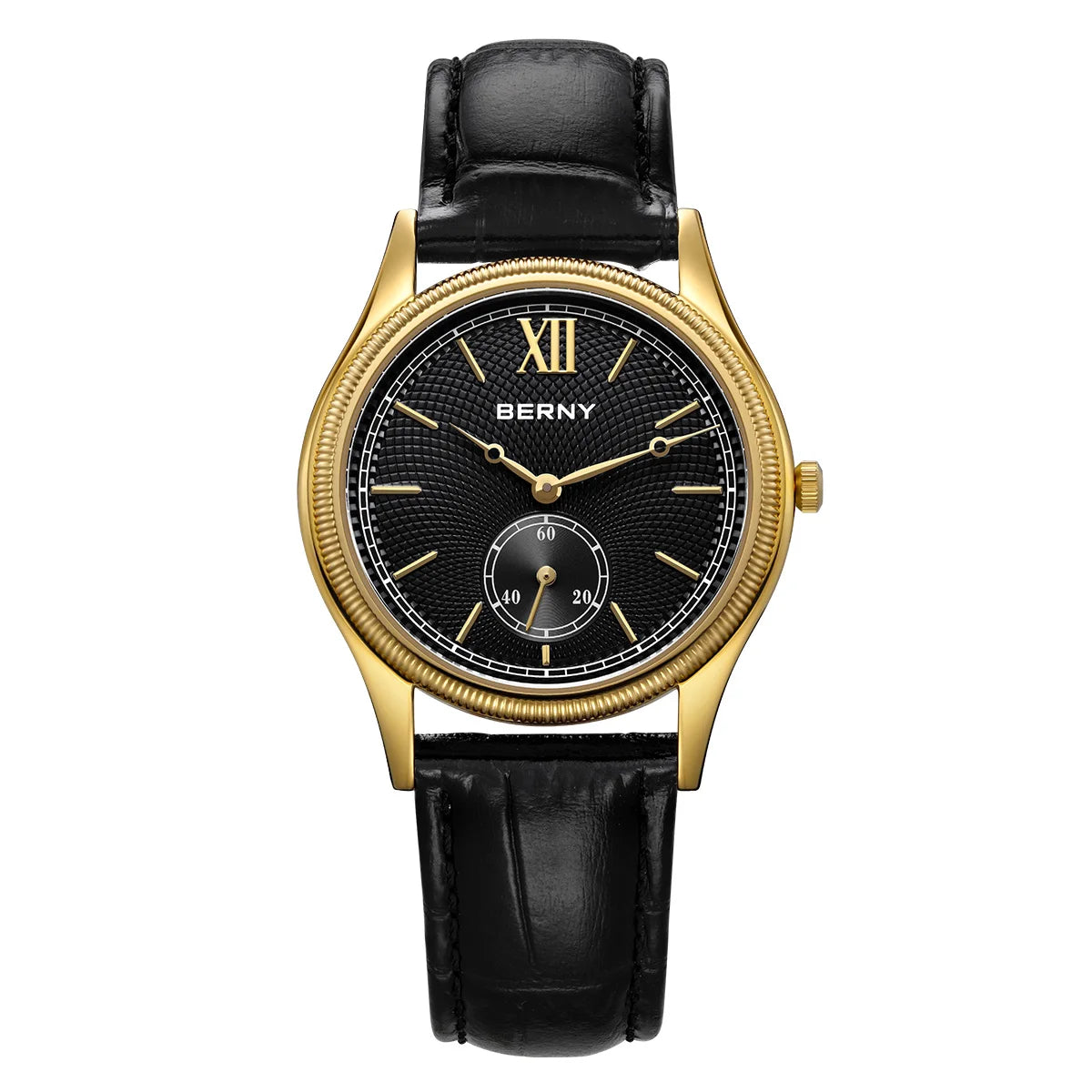 Classic Leather Strap Watch