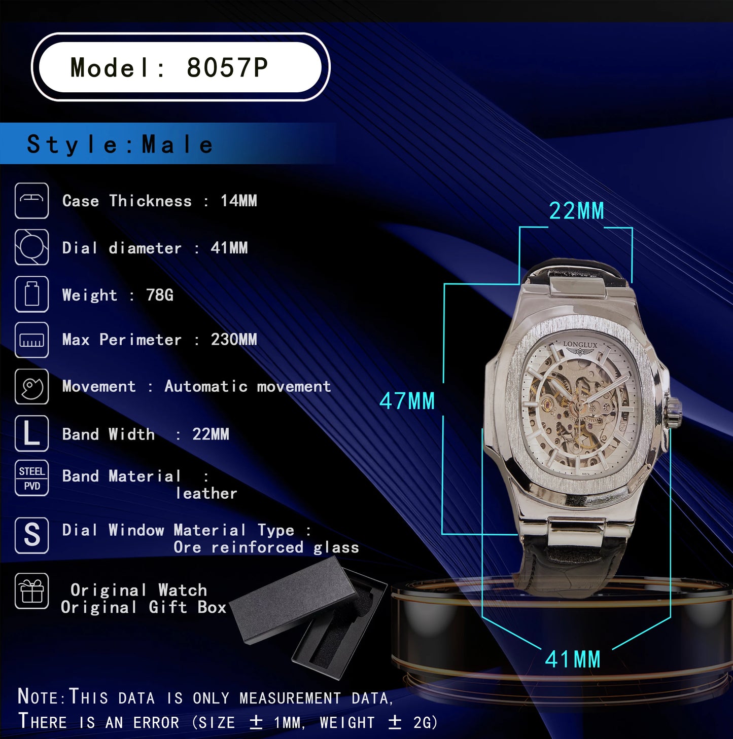 Simple Leather Strap Timepiece