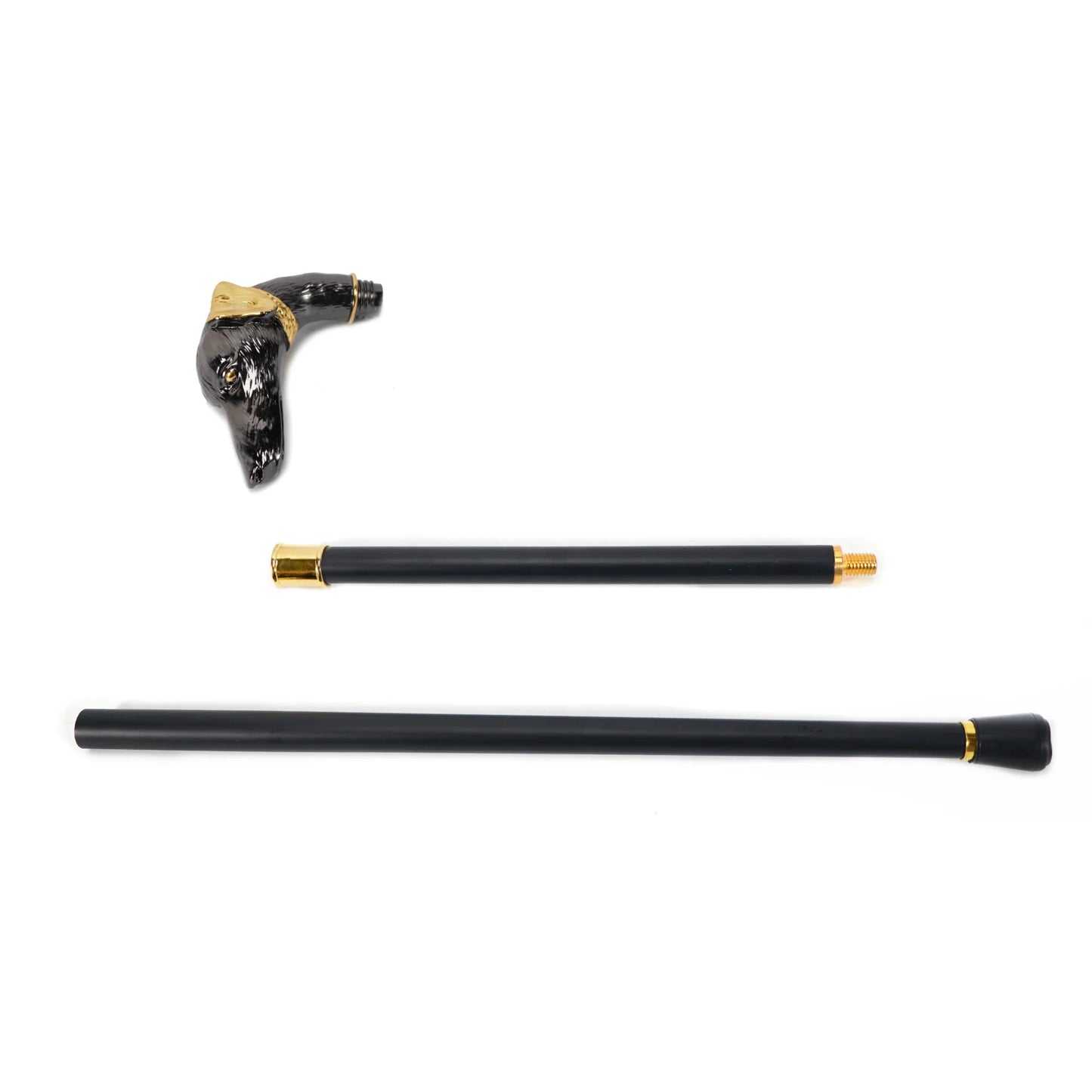 Doberman Black Gold Cane