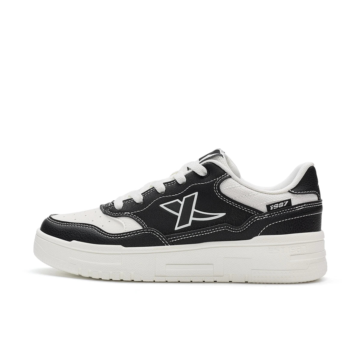 White Black Cozy Sneakers