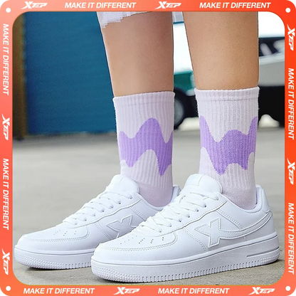 White Black Cozy Sneakers