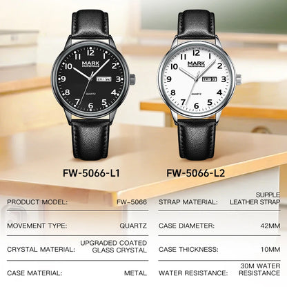 Waterproof Coated Glass Watch
