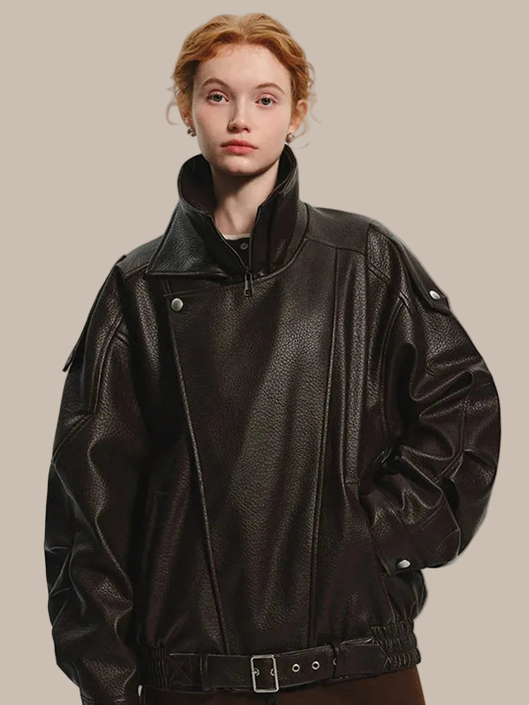 Classic Retro Leather Jacket