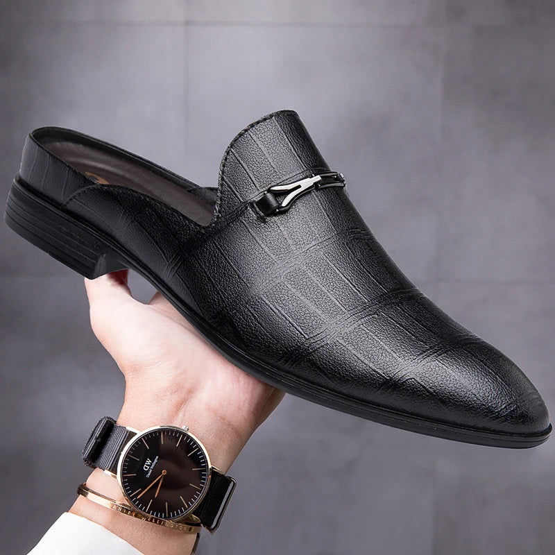 Men’s Leather Slip-On Flats