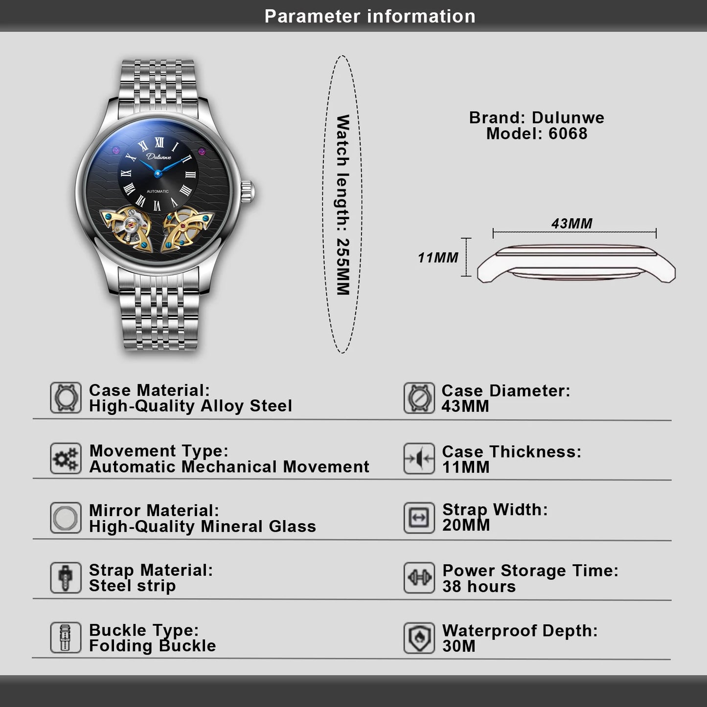 Men’s Hollow Automatic Watch