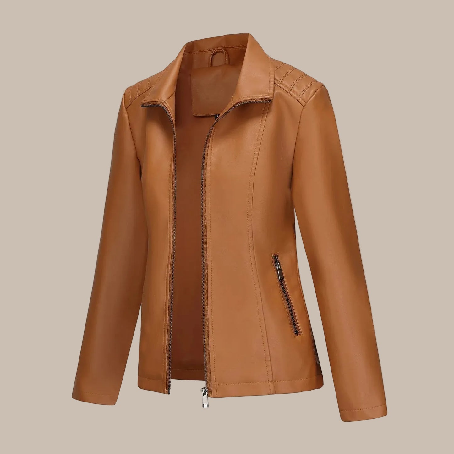 Women’s Brown Leather Jacket