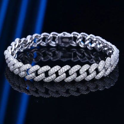 8mm Iced-Out Zircon Tennis Bracelet