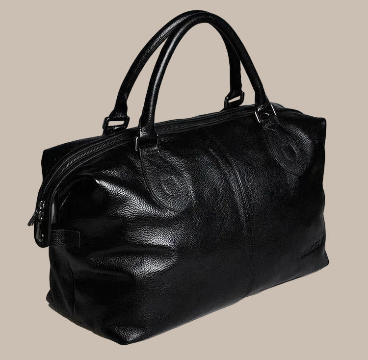 Large Leather Travel Bag