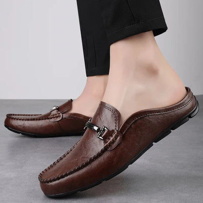 Men’s Metal Buckle Loafers
