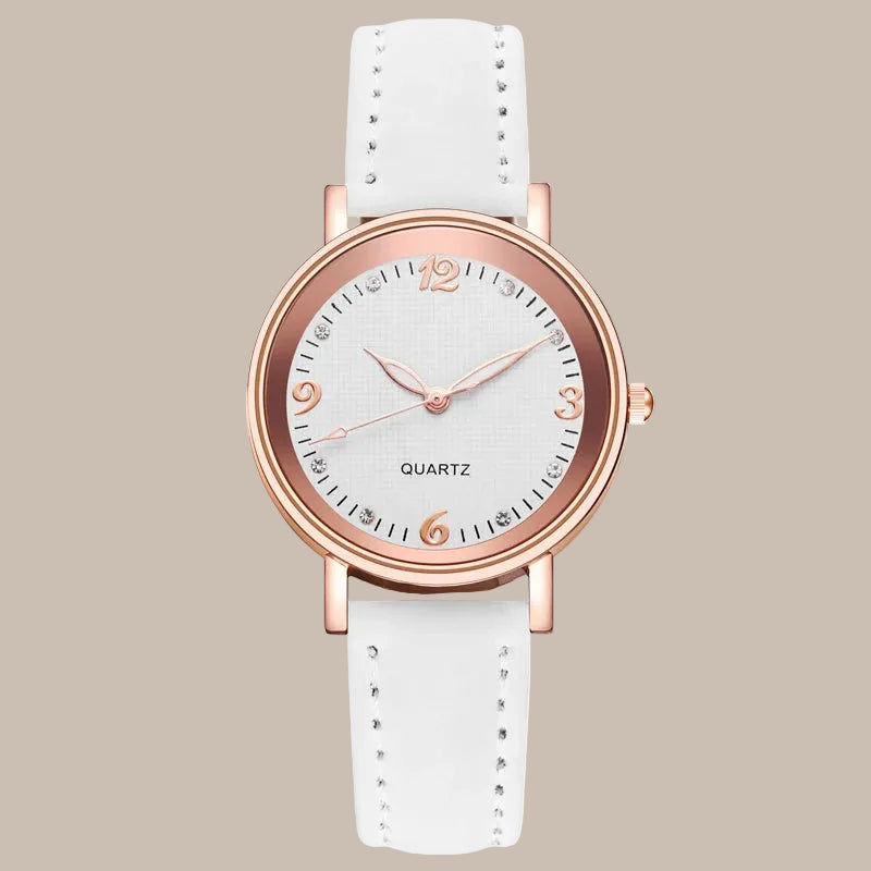 Leather Band Wristwatch