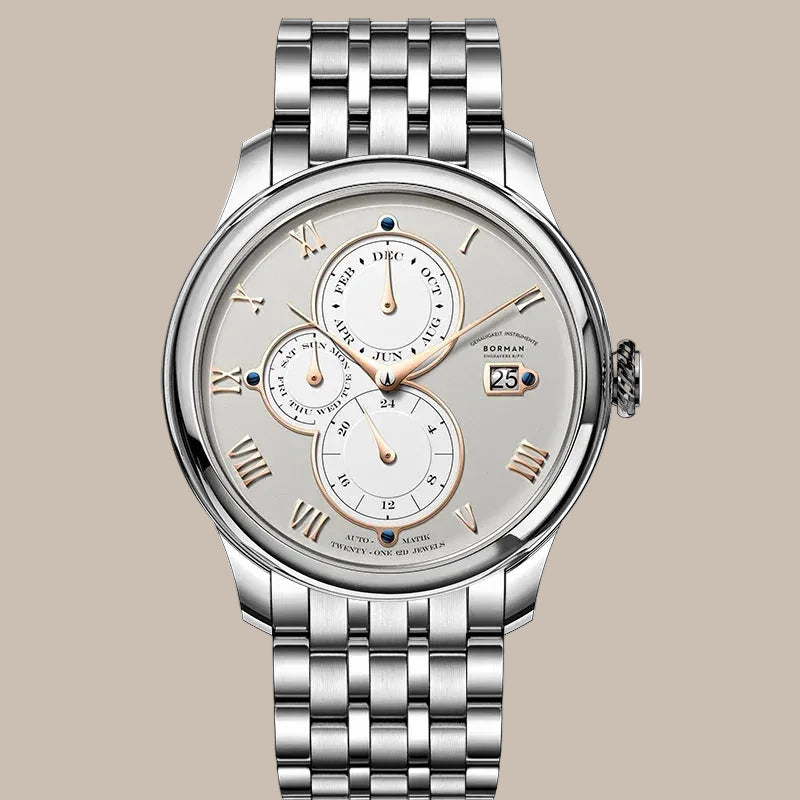 Luxury Retro Multi-Function Dial