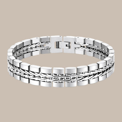 Gold-Plated Cuban Toggle Bracelet