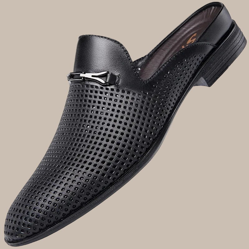 Men’s Leather Slip-On Flats