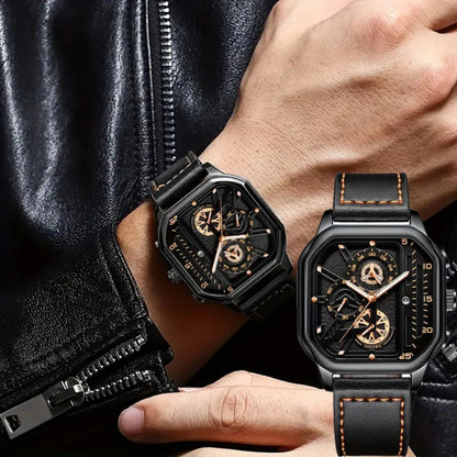 Men's Square Luxury Watch