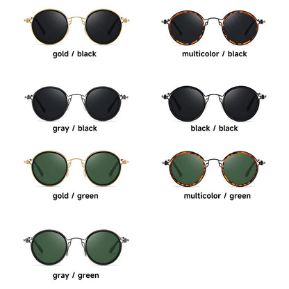 Round Retro Alloy Glasses