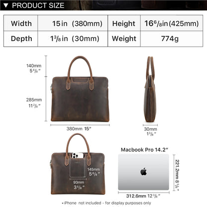 Leather Handbag for Men