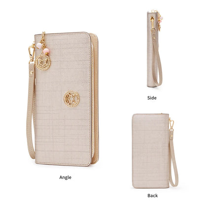 Fashion Zipper Long Wallet
