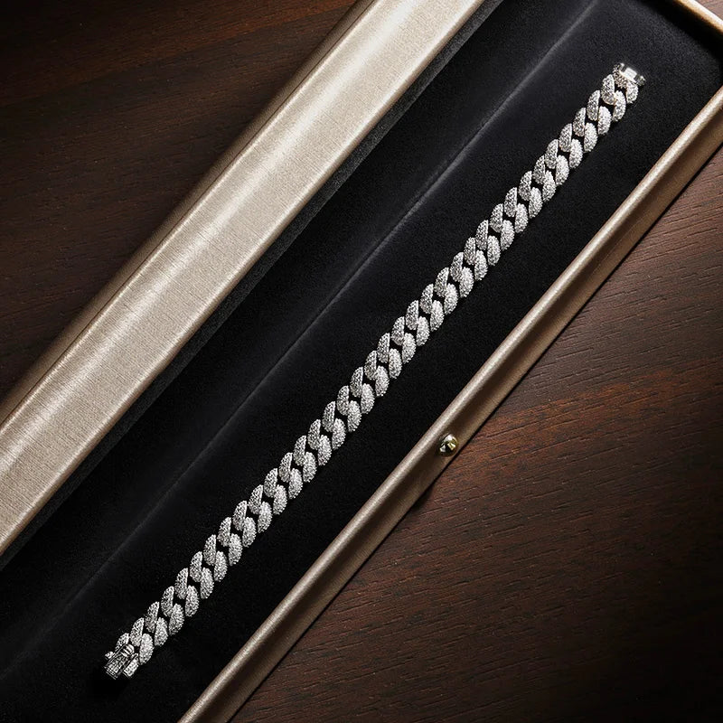 8mm Iced-Out Zircon Tennis Bracelet