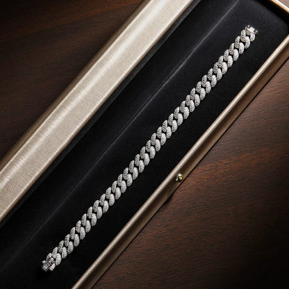 8mm Iced-Out Zircon Tennis Bracelet