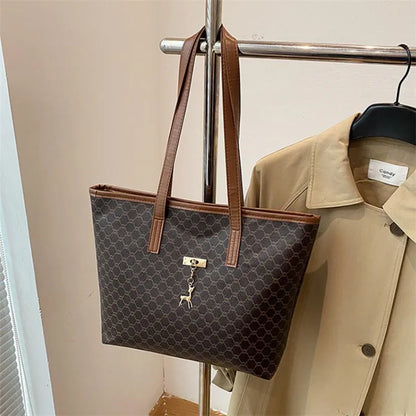 Women's Classic Geometric Tote Bag