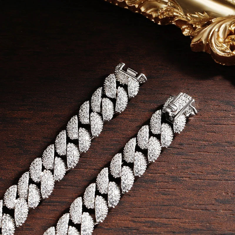 8mm Iced-Out Zircon Tennis Bracelet