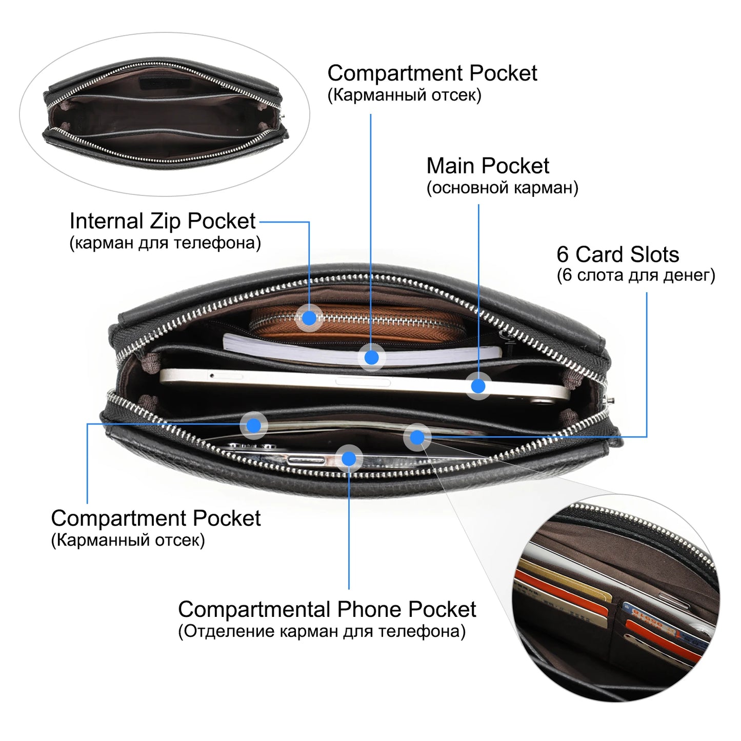 Large Capacity Long Purse