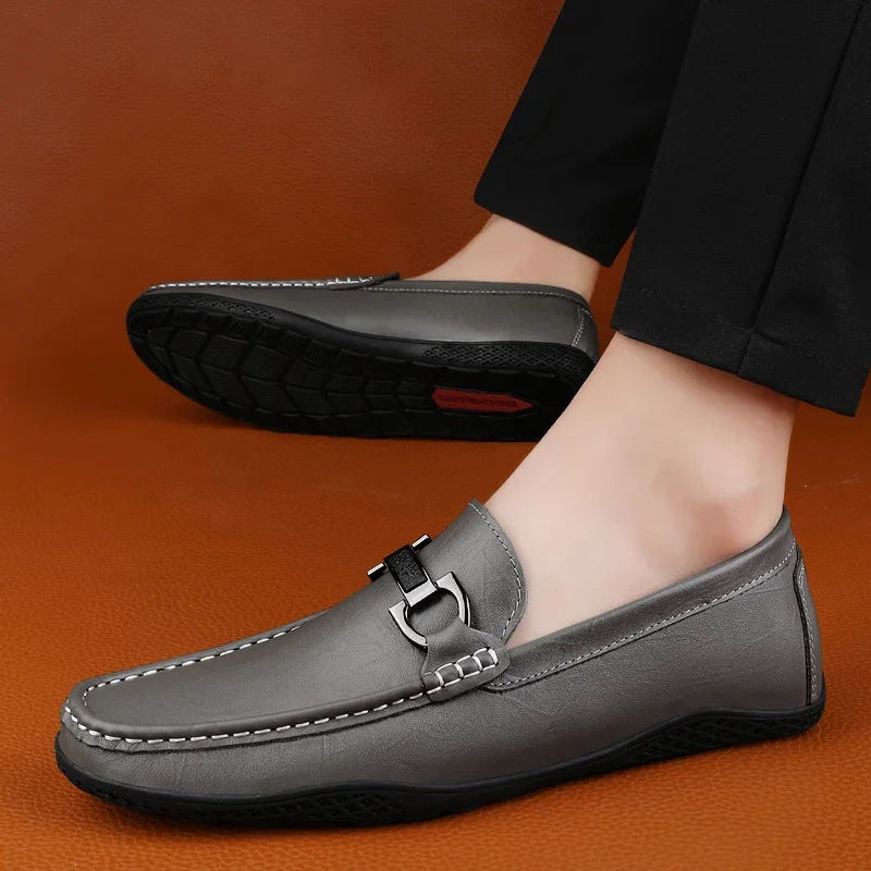 Premium Men’s Leather Flats