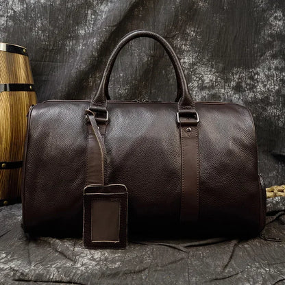 Unisex Carry-On Leather Bag