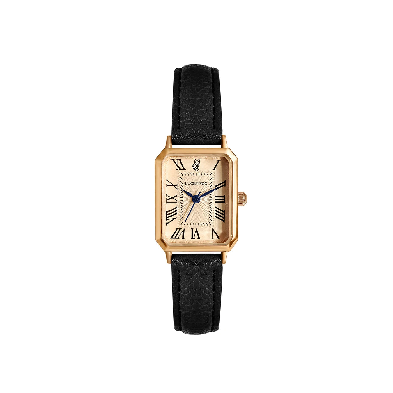 Square Leather Strap Watch