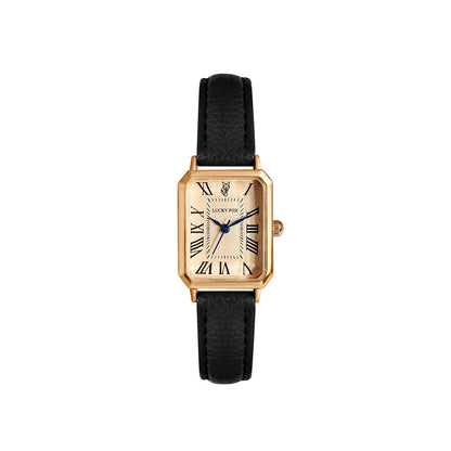Square Leather Strap Watch
