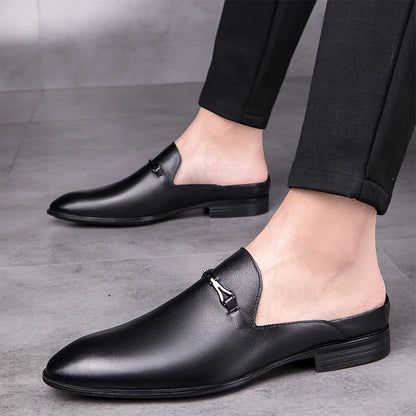 Men’s Leather Slip-On Flats