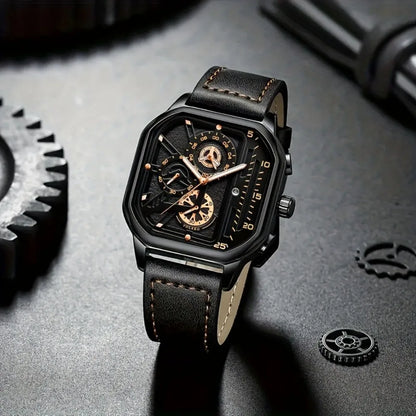 Men's Square Luxury Watch
