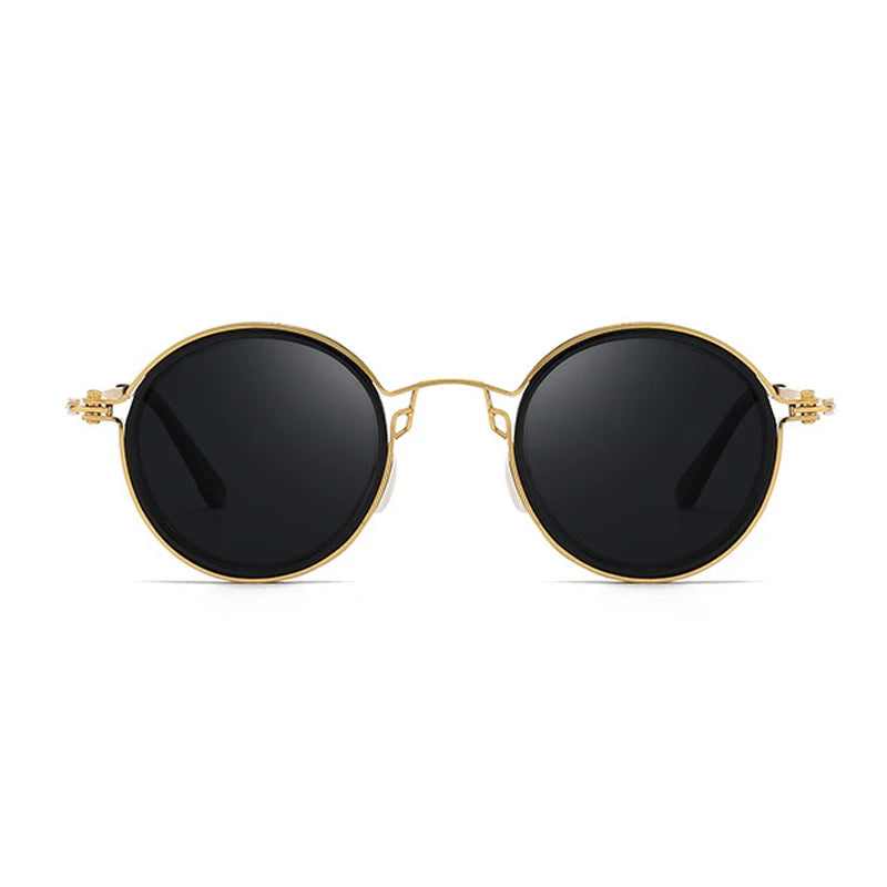 Round Retro Alloy Glasses