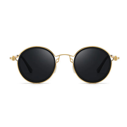 Round Retro Alloy Glasses
