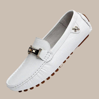 Men's Handmade PU Leather Driving Loafers