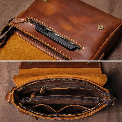 Men’s Leather Shoulder Bag