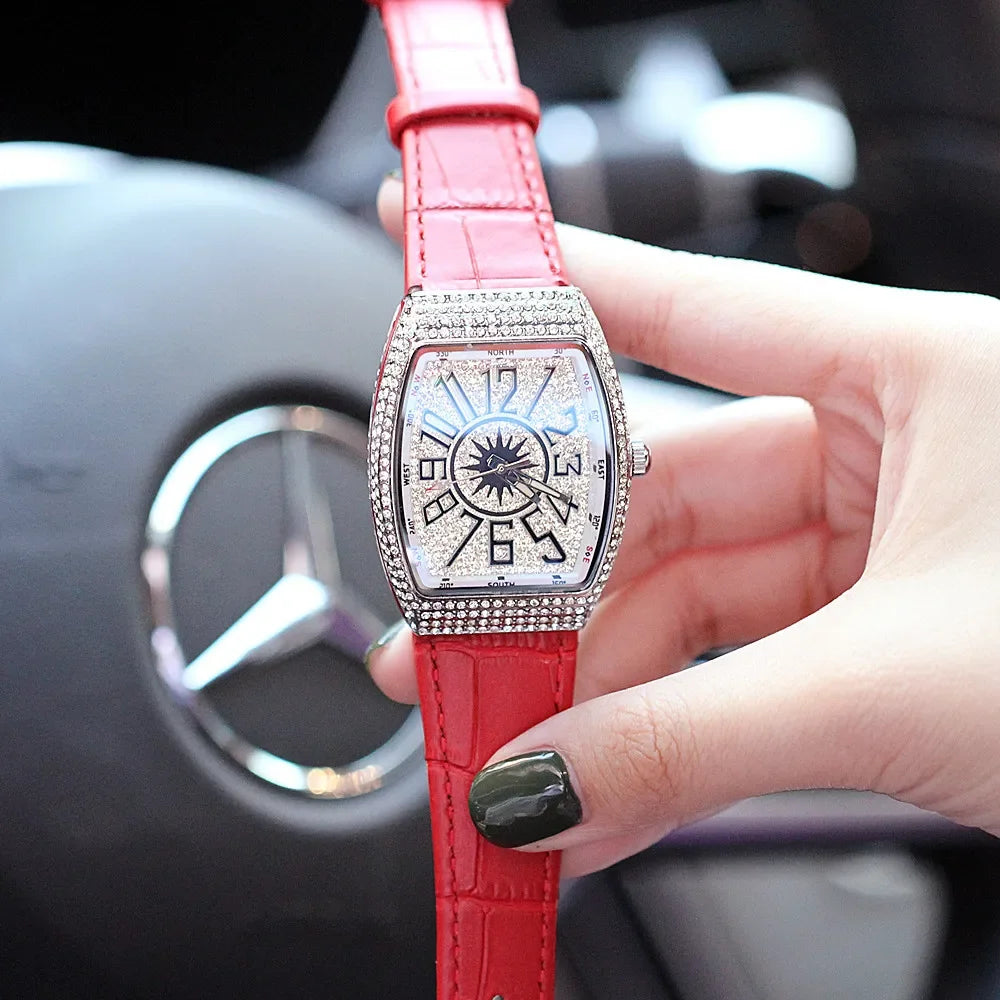 Tonneau Oval Diamond Dial