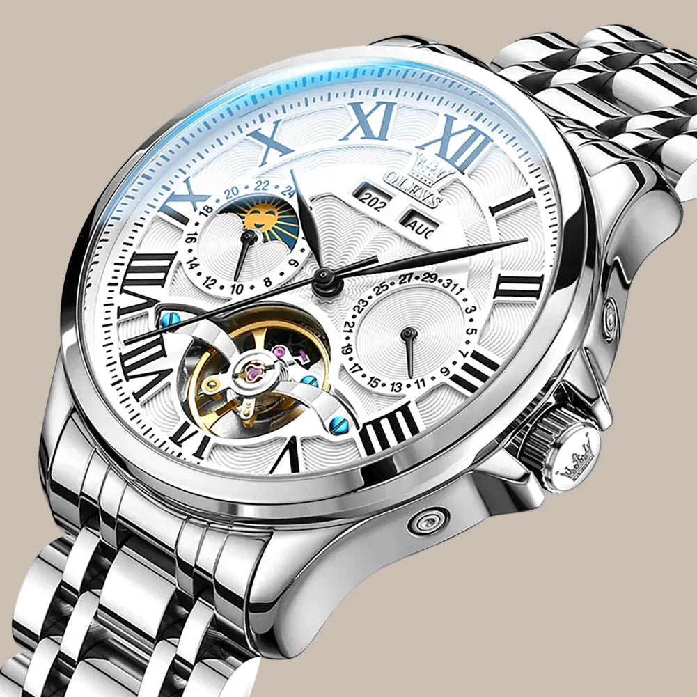 Automatic Hollow Hand Clock