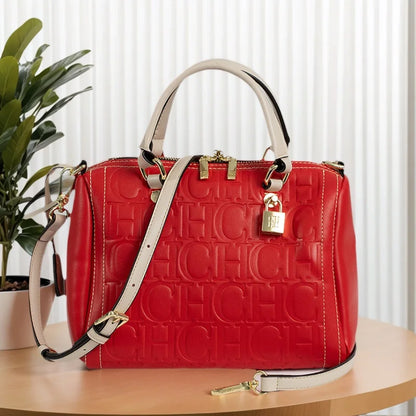PU Material Lock Design Bag